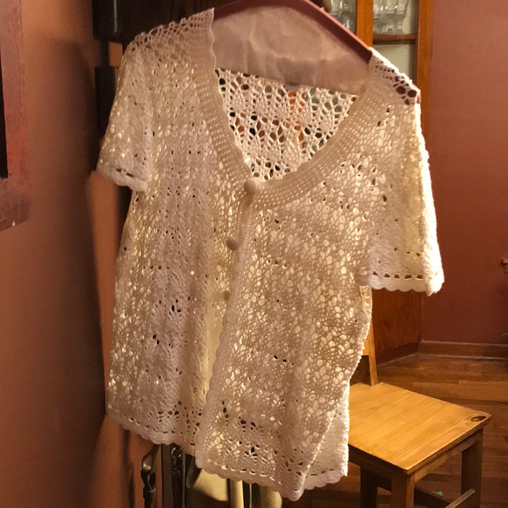 Crochet sweater